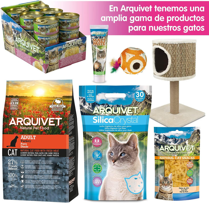 Arquivet Silikon-Kristall-Bindemittel für Kätzchen, 3,8 l, hygienisch, für Kätzchen, Katzen, Welpen,