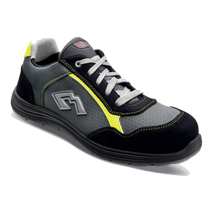 Lemaitre BUZZ S3Ci Low Sicherheitsschuhe BUZZS30GR-42, Grau/Schwarz/Gelb, Grösse 42 42 EU, 42 EU