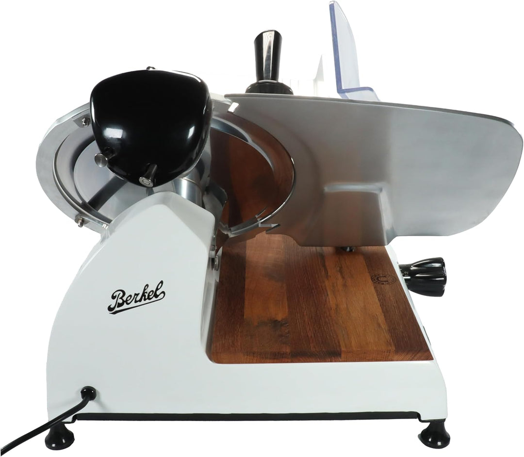 Berkel Red Line 300 Aufschnittmaschine rot - Schneidemaschine für die Küche inkl. handgefertigtes Ei