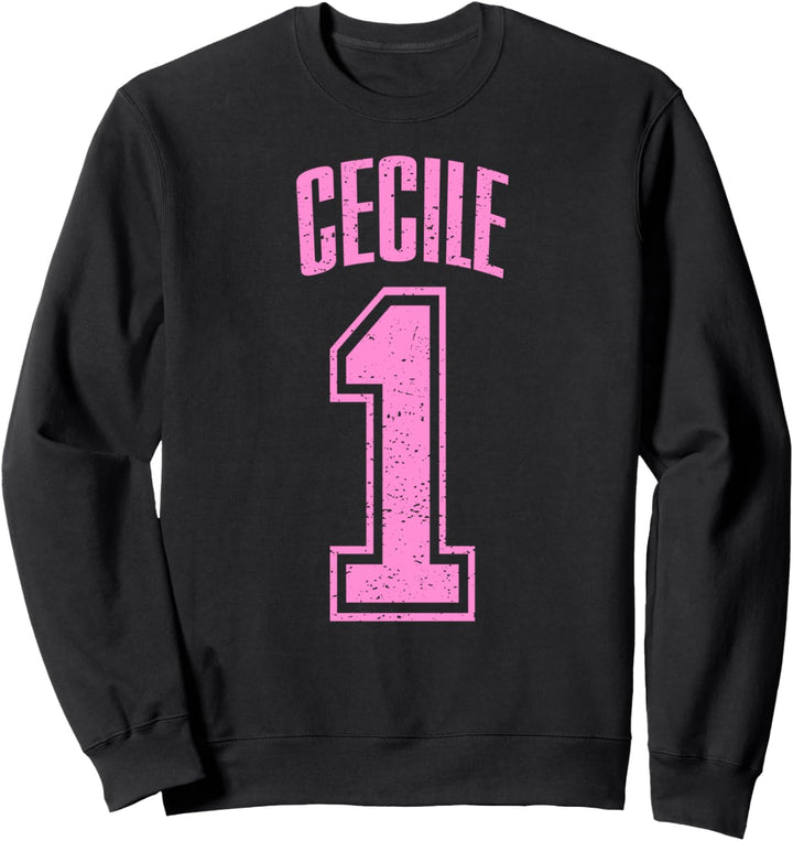 Cecile Supporter Number 1 Grösster Fan Sweatshirt