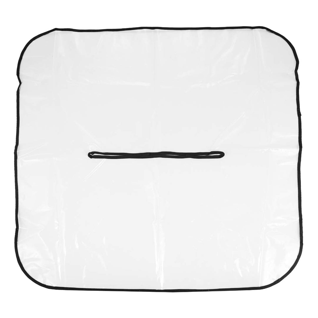 Lurrose 1 x PVC-Regenschutz für die Handtasche im Freien (Transparent, Grifföffnung 32 cm)