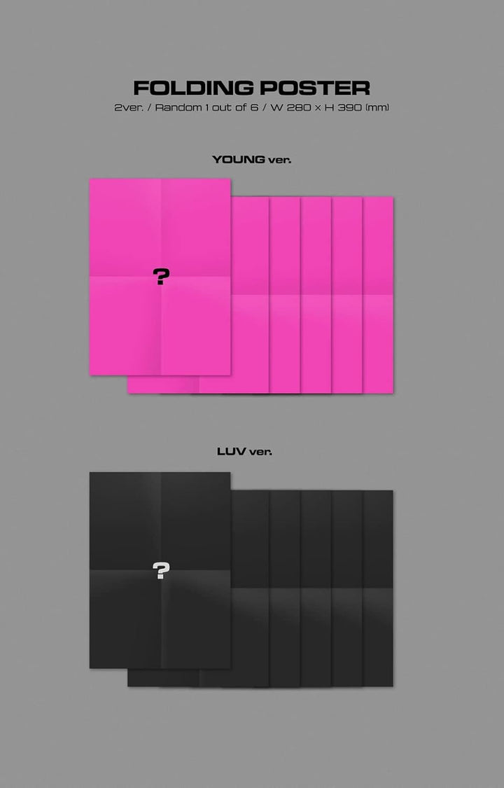 Genie Music STAYC - YOUNG-LUV.COM (2nd Mini Album) (LUV ver, + Folded Poster), L200002350 LUV ver +