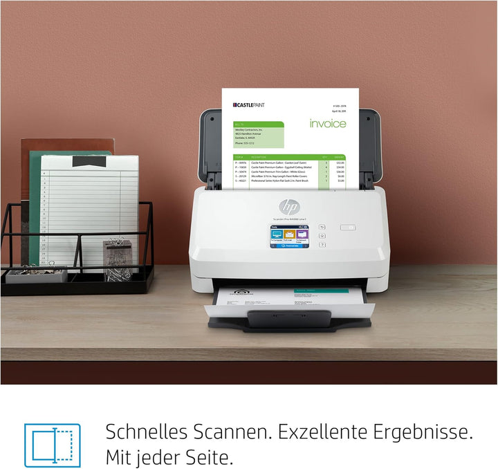 HP ScanJet Pro N4000 snw1 (Scanner, Einzelblattzufuhr, 50-Blatt ADF, WLAN, LAN, USB)
