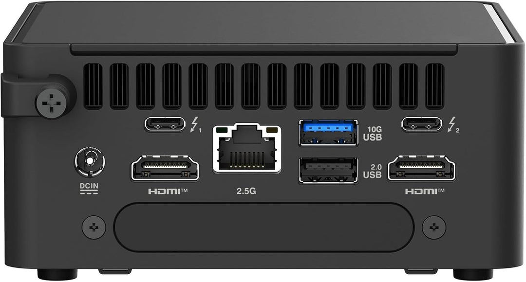 ASUS NUC 15 Pro | Core 3 100U | RAM: 128GB | SSD: 1TB | Mini PC | Schwarz | Windows 11 Pro | Office