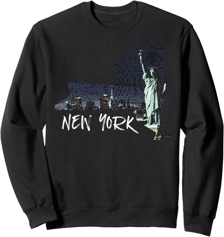 Statue of Liberty Shirt, Engraving, New York, NY Gift Sweatshirt