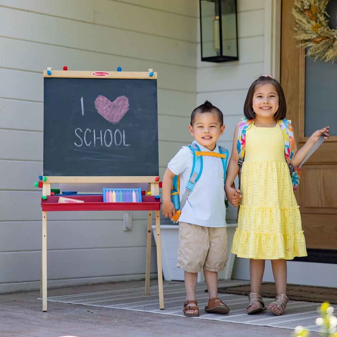 Melissa & Doug Holz Staffelei für Kinder Bastelset | Malstaffelei für Kleinkinder zum Basteln für Ki