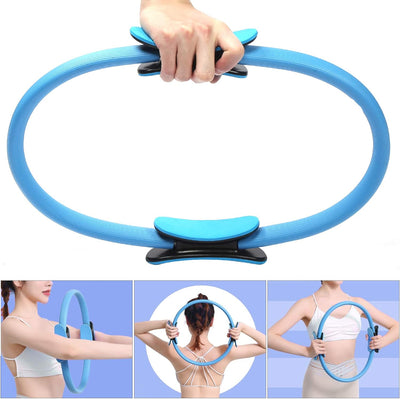 Leapiture Home Fitness Yoga Ring Gym Übung Bodybuilding Pilates Circle Widerstandsring für Bodybuild