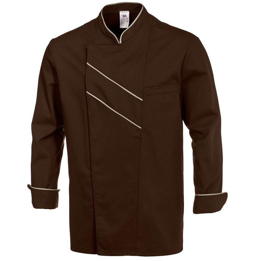 BP Gourmet 1538-400-3281 Kochjacke - Langarm - Mit Lüftungsschlitzen - Normale Passform - Grösse: 44
