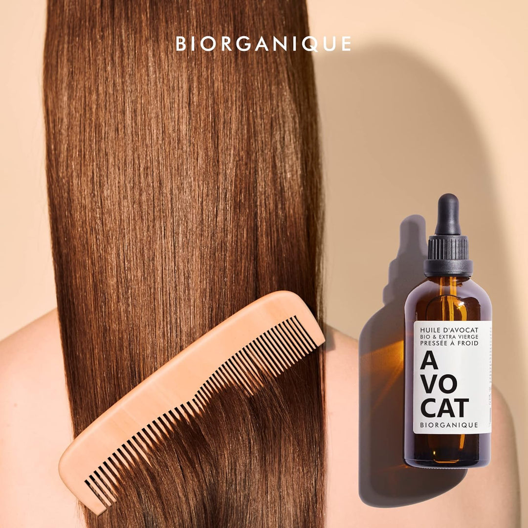 Avocadoöl Bio für Haut & Haar - 100 ml - 100% Bio, Rein, Natürlich & Kaltgepresst - in Amber Glas-Fl