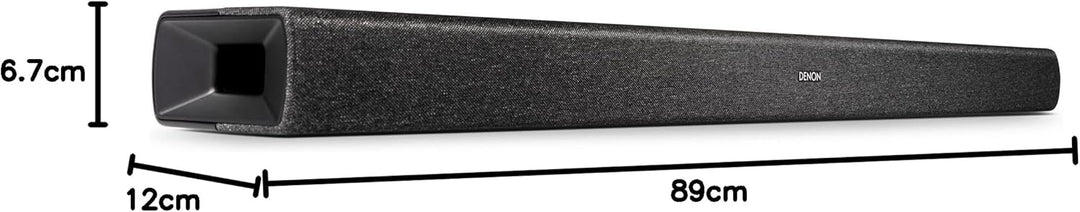 Denon DHT-S217 2.1 Soundbar mit Dolby Atmos, integrierten Subwoofer, Bluetooth, 4K UHD, und HDMI ARC