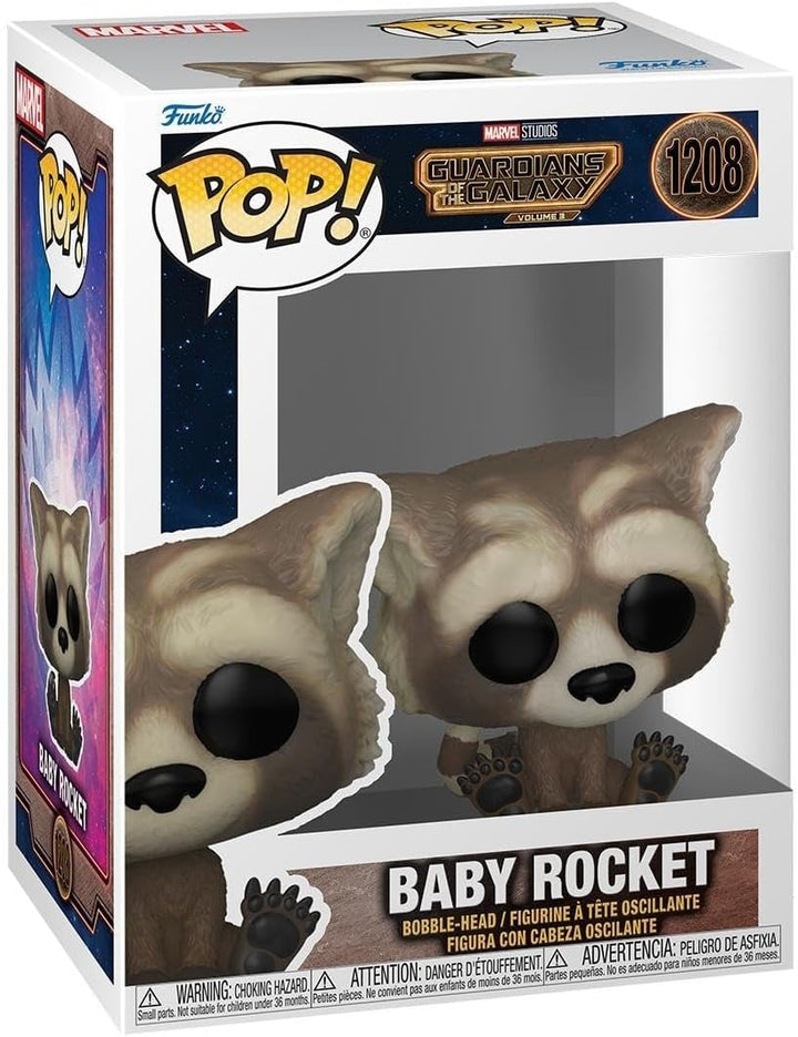 Funko POP! Vinyl: Marvel - Guardians Of The Galaxy 3 - Rocket Raccoon - (Baby) - Vinyl-Sammelfigur -