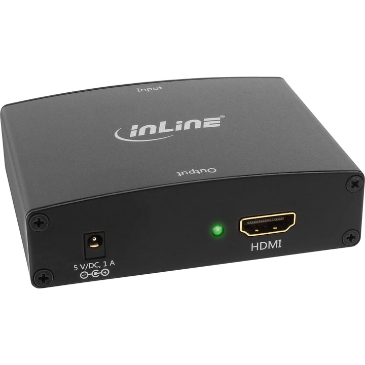 InLine 65004 Konverter VGA+Audio zu HDMI, Eingang VGA und Cinch Audio Stereo, Ausgang HDMI, inkl. Ne