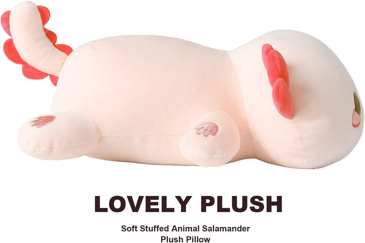 shownicer Plüschtier Axolotl Stofftier Kawaii Salamander Plüsch, Axolotl Kuscheltier Plüschkissen Sp