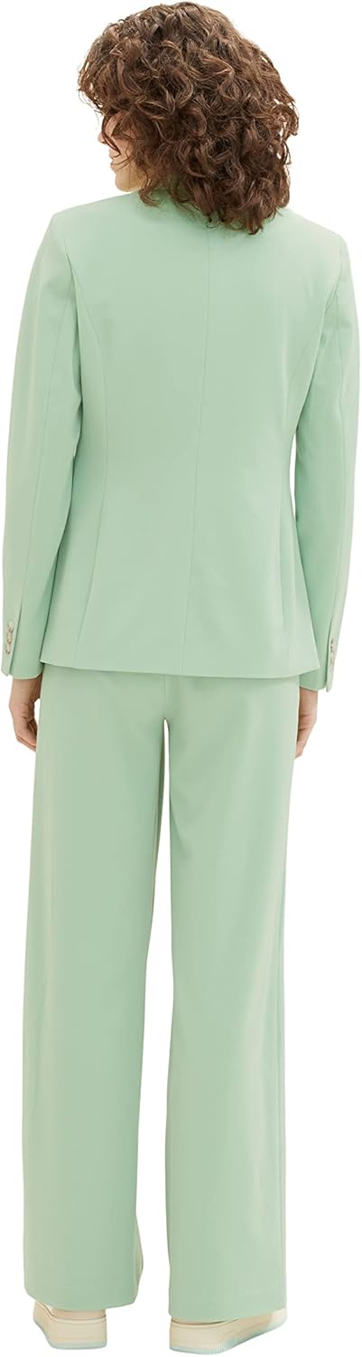 TOM TAILOR Damen Basic Blazer 46 31034 - Okra Green, 46 31034 - Okra Green