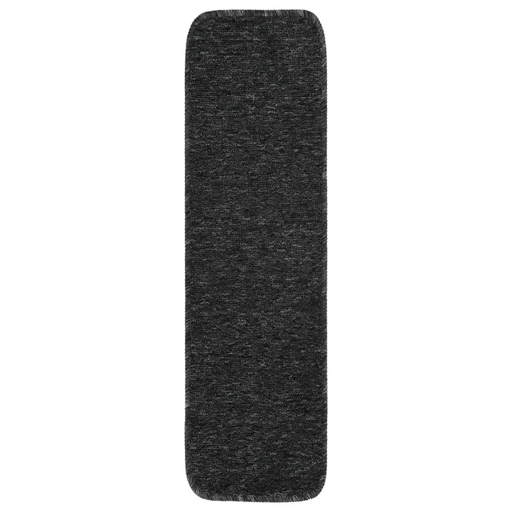 homiuse Antirutsch Stufenmatten 15 STK. 75x20 cm Anthrazit Rechteckig Treppenstufen Matten Modern St