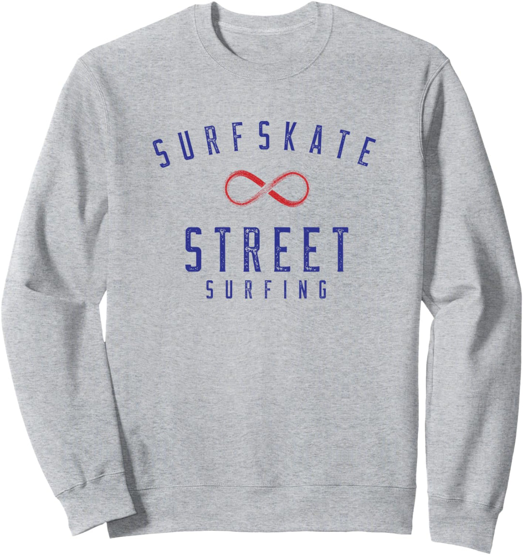 Surfskate. Street Surfing, Vintage Style Surfer Surfskater Sweatshirt