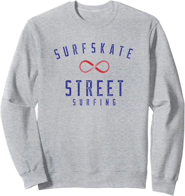 Surfskate. Street Surfing, Vintage Style Surfer Surfskater Sweatshirt