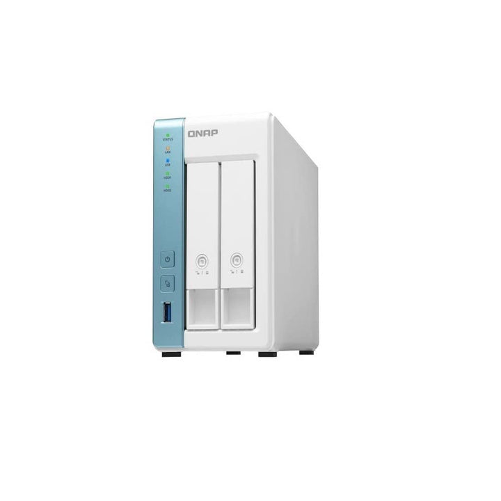 QNAP TS-231K 2 Bay Desktop NAS Enclosure - 1GB RAM, Annapurna Labs 4-core, 1.7GHz Processor - for re