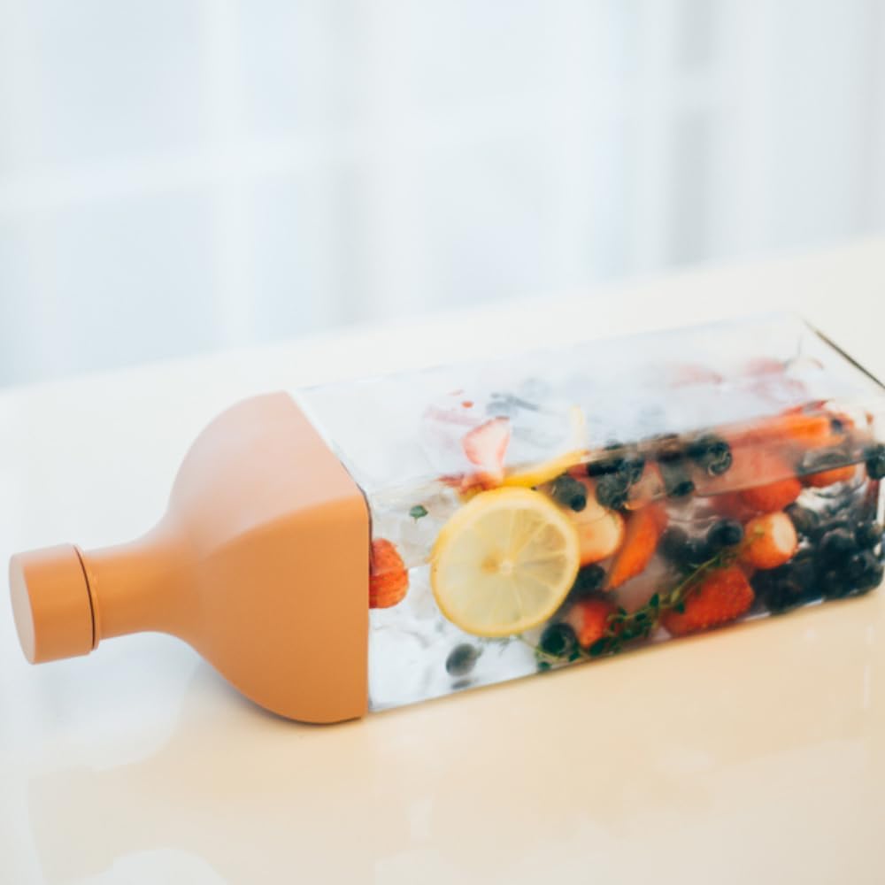 Hario KAB-120-SPR Cold Brew Tea Bottle Ka-Ku, plastik, Smoky Pink 1200ml Smoky Pink, 1200ml Smoky Pi