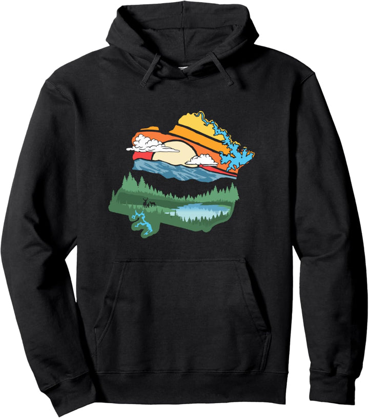 FC Outdoors - Franklin County Virginia Nature Graphic Pullover Hoodie