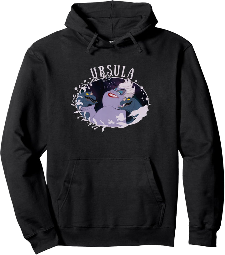 Disney The Little Mermaid Ursula Ariel Silhouette Portrait Pullover Hoodie