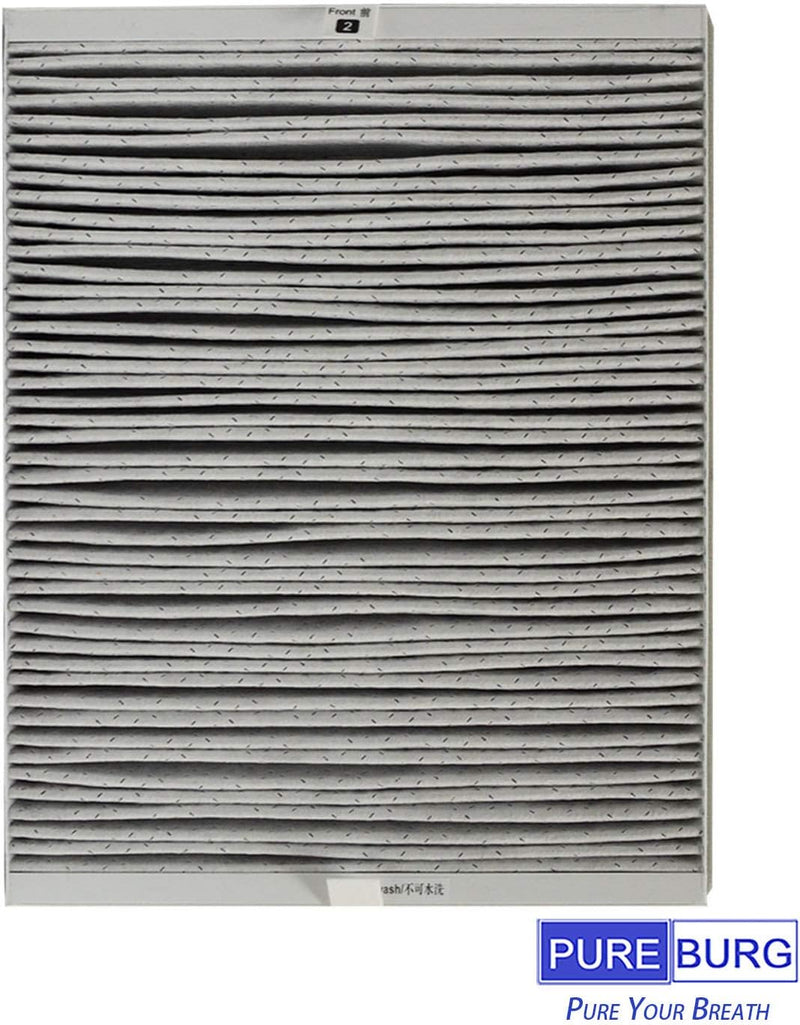 PUREBURG 2er-Pack HEPA + Aktivkohle 2-in-1-Filter, kompatibel mit Philips AC4072/11 Luftreiniger, Te