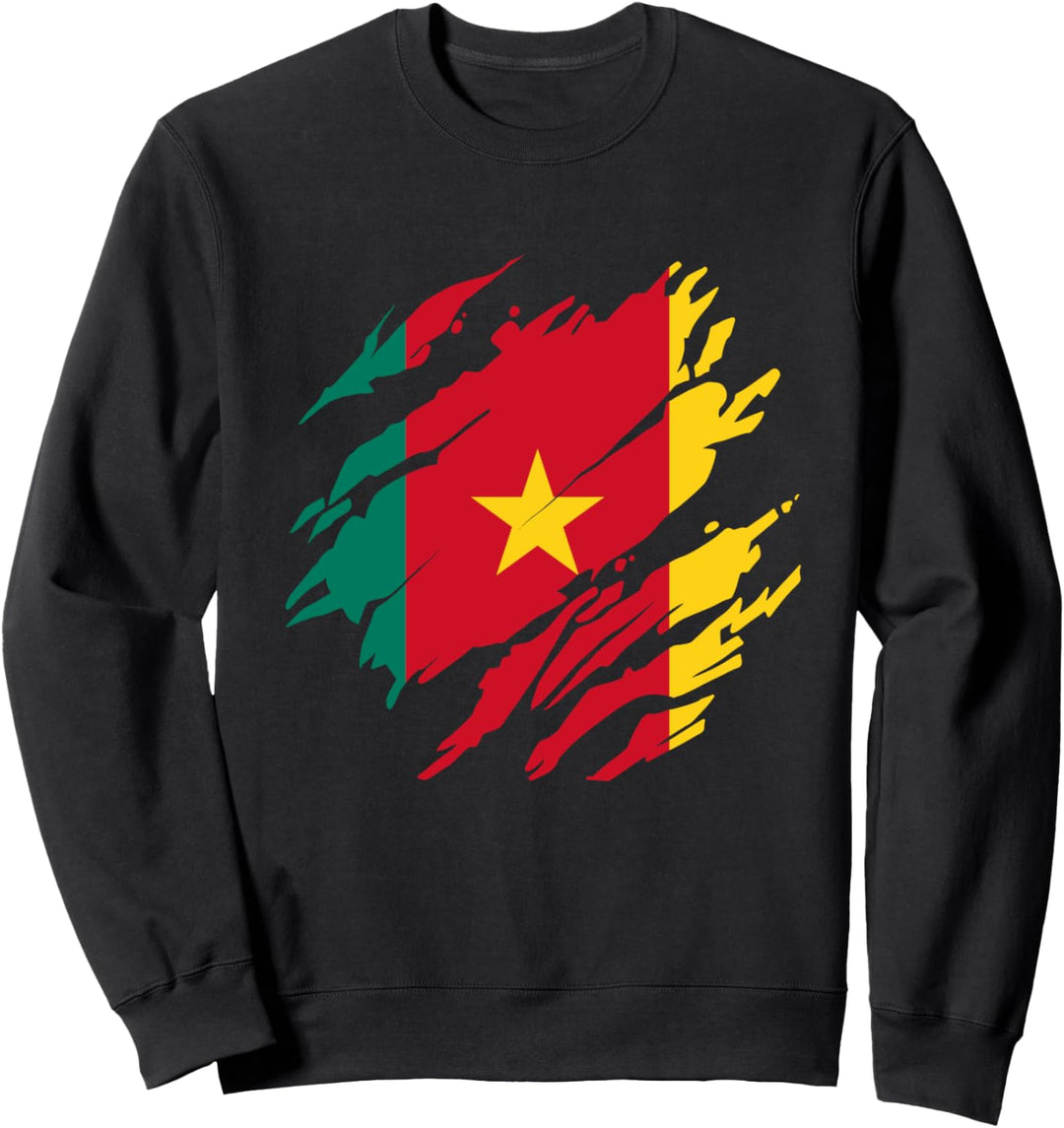 Kamerunische Flagge Kamerun Sweatshirt