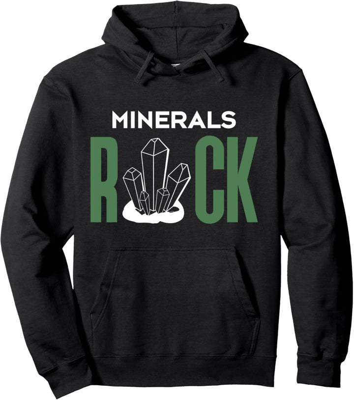 Minerals Rock Strahler Rockhounding Steine Sammler Pullover Hoodie