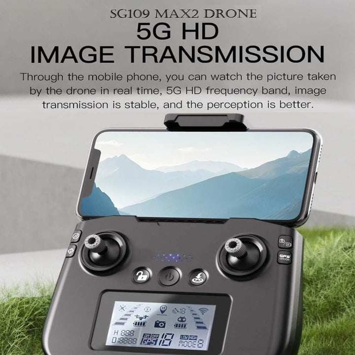 SG109 MAX2 Drohne mit Kamera 4k Erwachsene, < 249 g, Drohne Follow Me Funktion, 360° Hindernisvermei