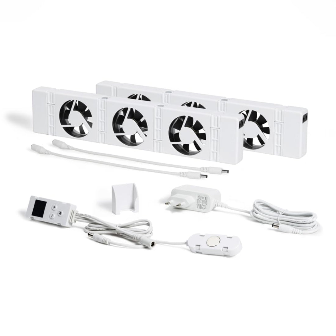 SpeedComfort Heizkörper Ventilator mit Control Sensor - Duo-Set (2X) - Bis zu 22% Energieeinsparung