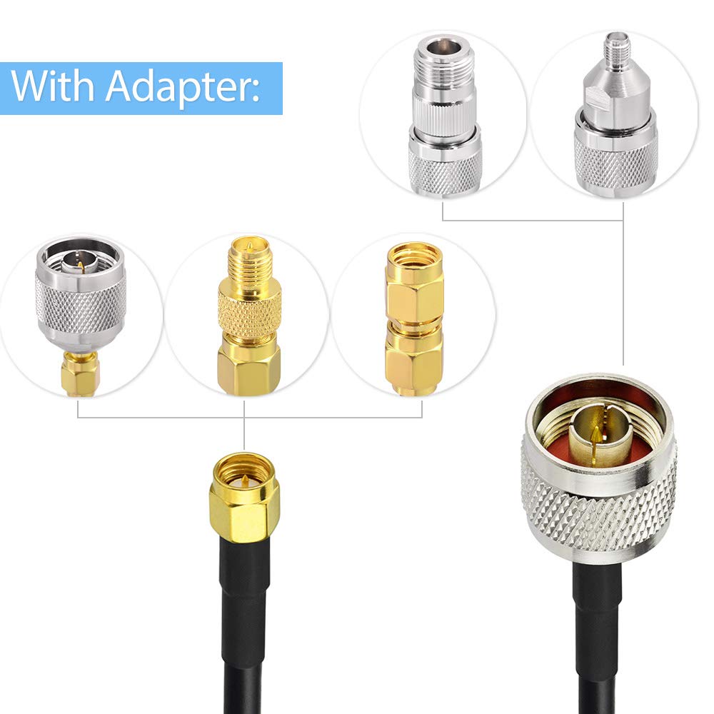 Superbat N Typ auf SMA Kabel 50CM RG316 Kabel N Stecker auf SMA Stecker Wifi Antennen Verlängerungsk