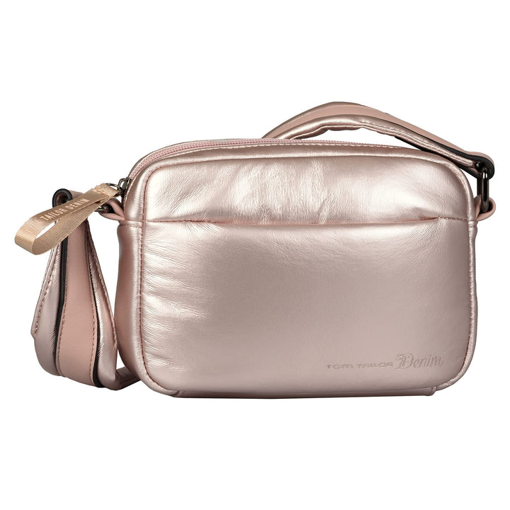 Denim TOM TAILOR ANABEL Damen Umhängetasche S, 20x6x14.5 Metallic Rose, Metallic Rose