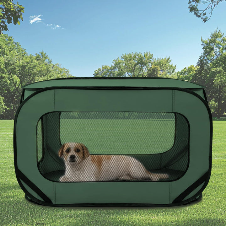 92 * 52 * 52 cm Hundetransportbox Faltbar Oxford-Gewebe Hundetasche Netzstoff transportbox Hund Atmu