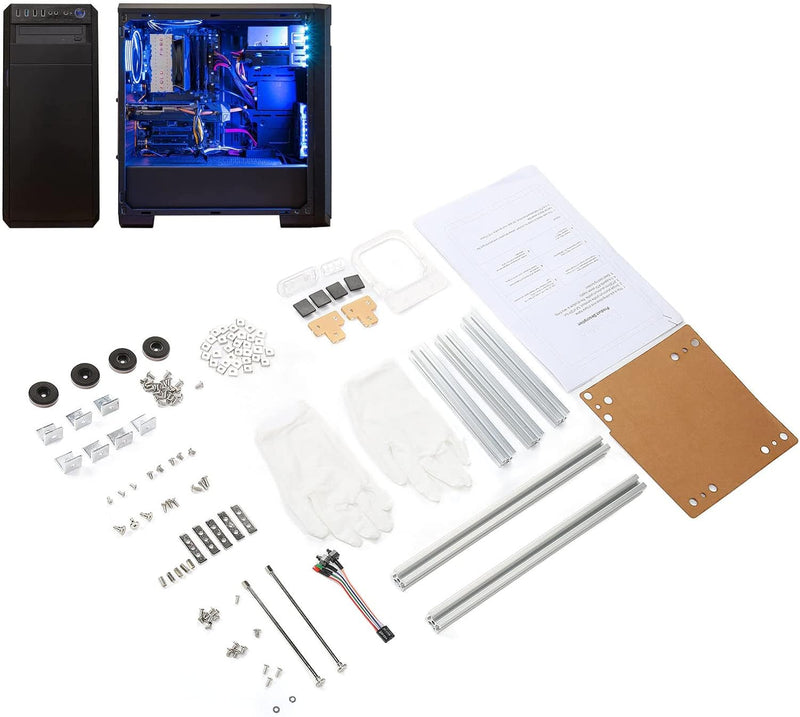 Dpofirs ITX Computer Open Case Bracket, Mini ITX PC Test Bench Open Air Frame Overclock Case Compute