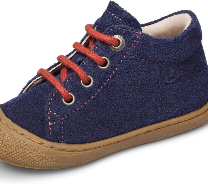 Naturino Lauflernschuhe aus Veloursleder 17 EU Mitternachtsblau, 17 EU Mitternachtsblau