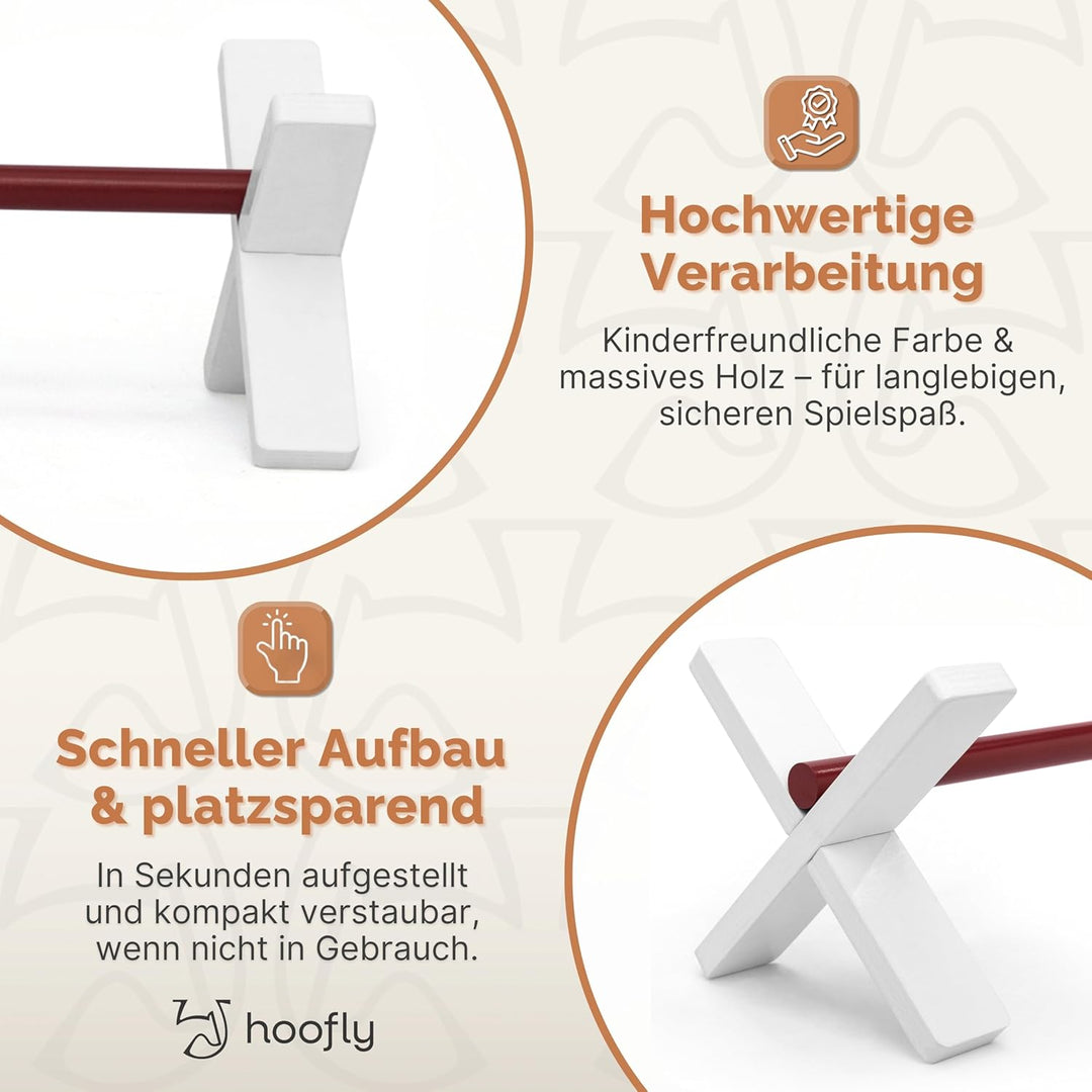 Hobby Horse Hindernisse Cavaletti 3er-Set - Hindernisse Hobby Horsing Zubehör & Hürden Kinder/Cavale