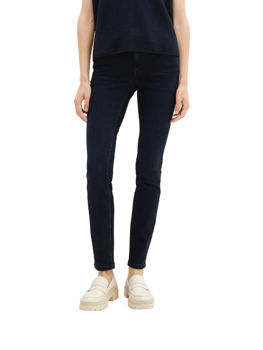 TOM TAILOR Damen Alexa Skinny Jeans 25W / 30L 10173-dark Stone Blue Black Denim, 25W / 30L 10173-dar