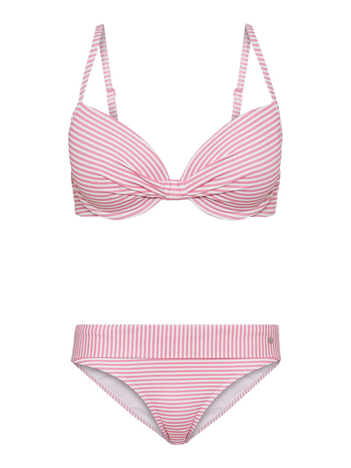 s.Oliver Damen Bikini-Set 42 / C Rosa-weiss Gestreift, 42 / C Rosa-weiss Gestreift