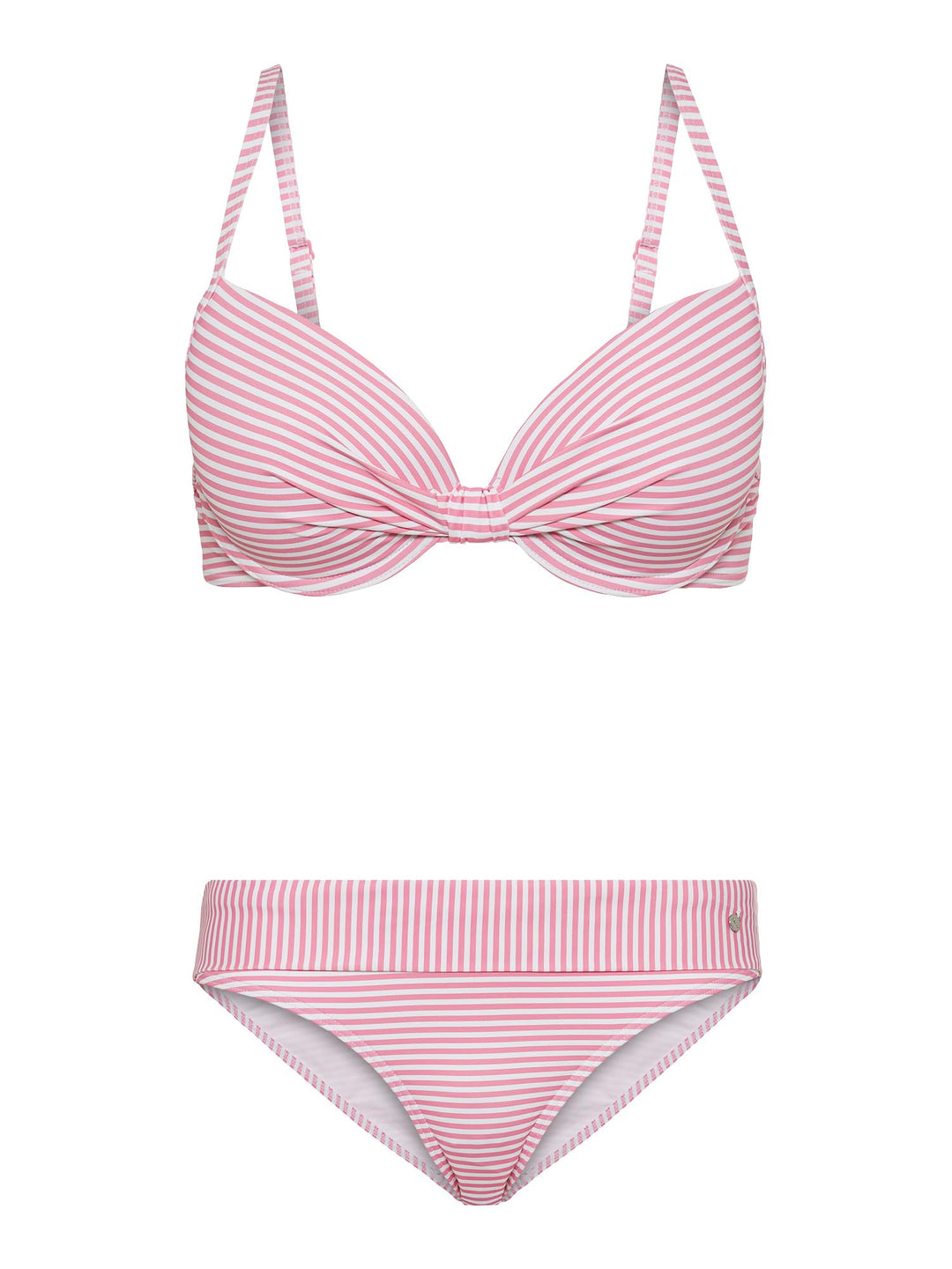 s.Oliver Damen Bikini-Set 34 / D Rosa-weiss Gestreift, 34 / D Rosa-weiß Gestreift