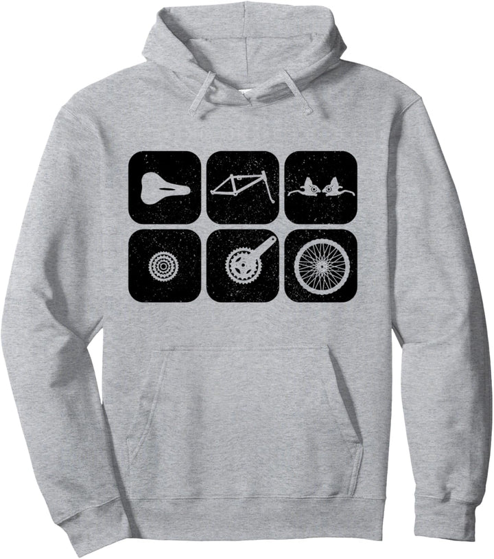 Fahrradteile, Mountainbike, Mountainbike, Radsport Pullover Hoodie