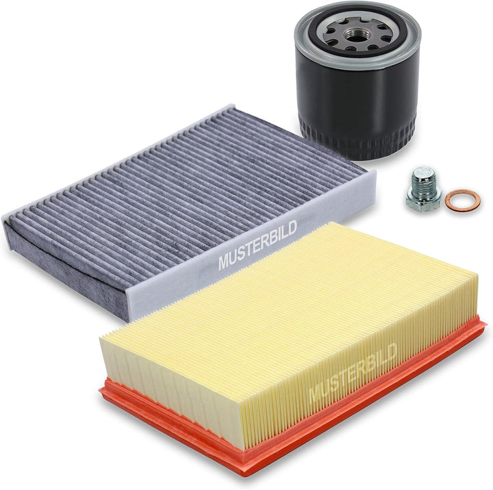 Inspektionspaket SET A 1x Ölfilter 1x Luftfilter 1x Innenraumfilter (Pollenfilter) mit Aktivkohle 1x