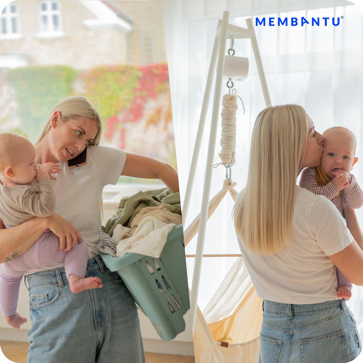 Membantu Babywiegen Feder für Federwiege (6-15 kg) | Schwingfeder Hängewiege Zubehör | Sanftes wiege
