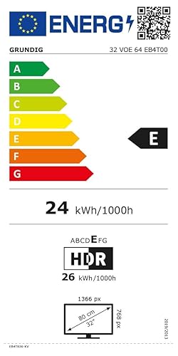 Grundig 32 VOE 64 Fernseher 32 Zoll (80 cm) LED TV, Google TV, HD Ready, Dolby Digital, Magic Fideli