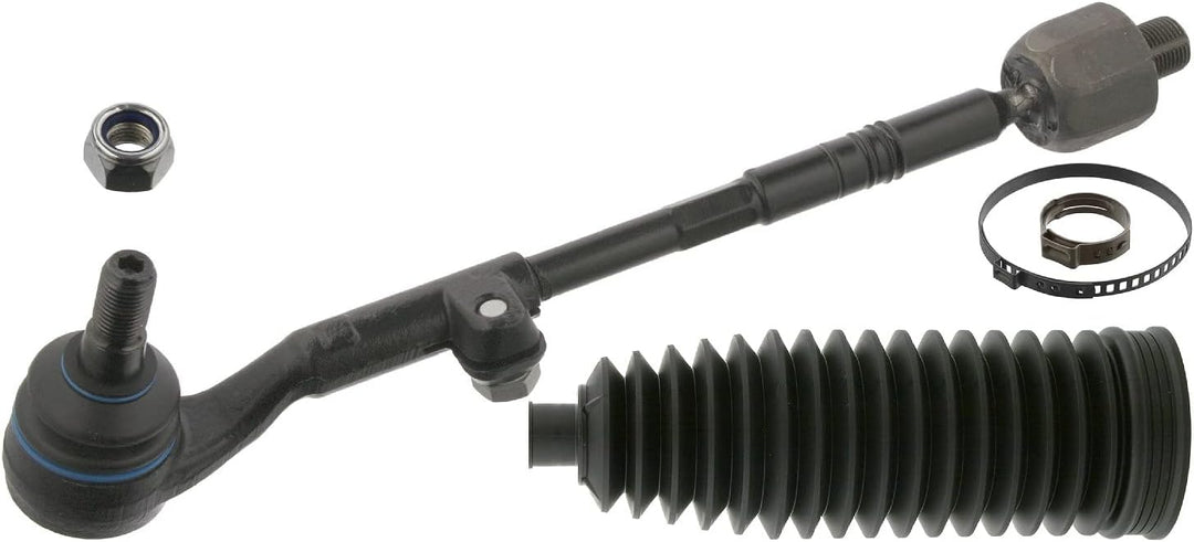 febi bilstein 46257 Spurstange mit Lenkmanschettensatz , 1 Stück Vorderachse links, Vorderachse link