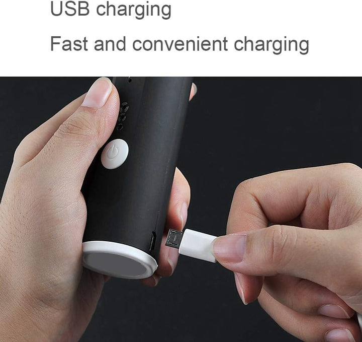 3 Geschwindigkeiten Einstellbarer Hand-Schneebesen USB Wiederaufladbarer leichter elektrischer Milch