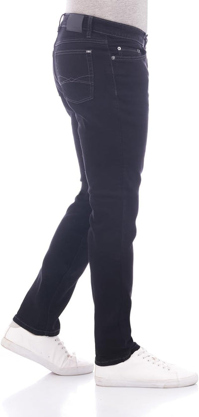 Paddocks Herren Jeans Ranger Pipe Slim Fit Jeanshose Hose Denim Stretch Baumwolle Blau Schwarz w30 w