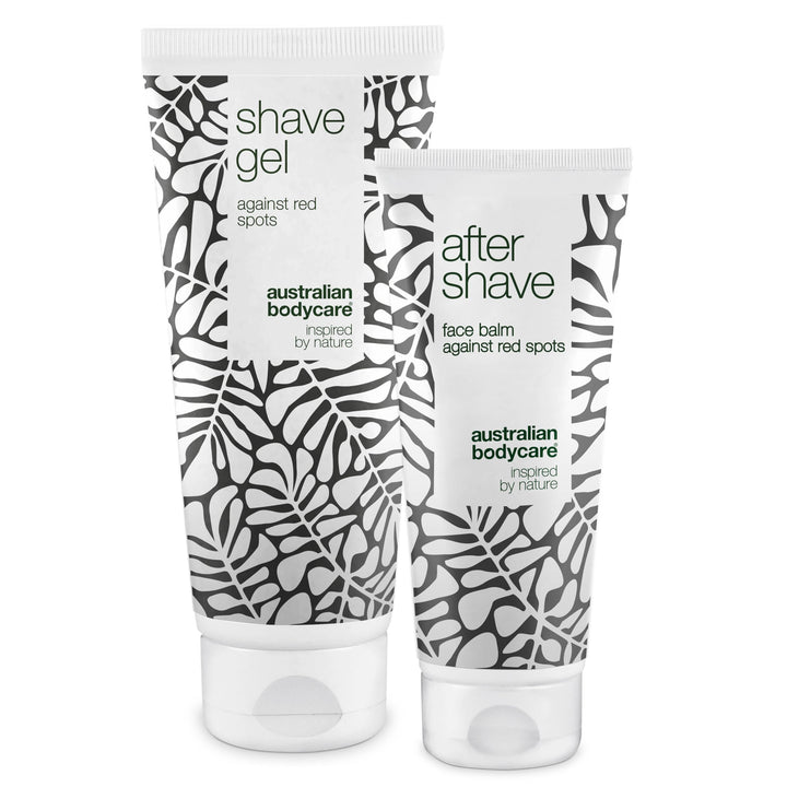 Rasier-Set für Männer mit Teebaumöl - Rasiergel & After-Shave-Kombination für glatte & angenehme Ras