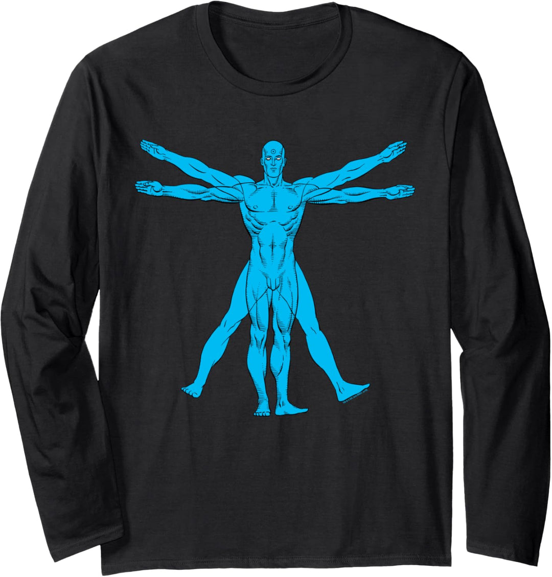 Watchmen Vitruvian Dr. Manhattan Langarmshirt