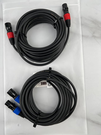 EBXYA XLR Kabel XLR auf XLR Mikrofonkabel 5M 2 Pack 3-Pin symmetrisches XLR Lautsprecherkabel, Steck