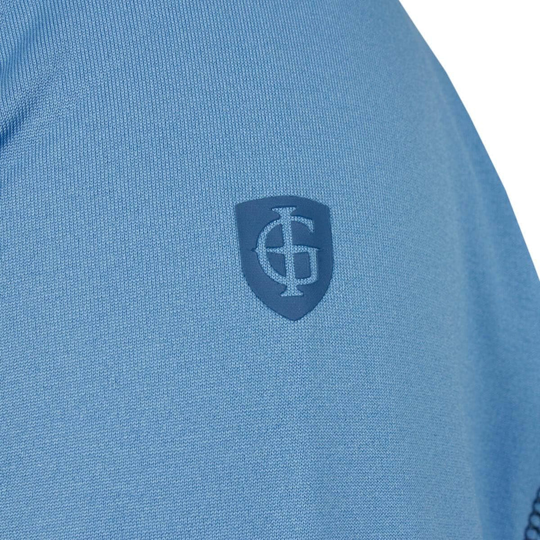 Insel Grün Herren Zip Neck Thermal Wicking Golf Sweater S Purist Blau, S Purist Blau